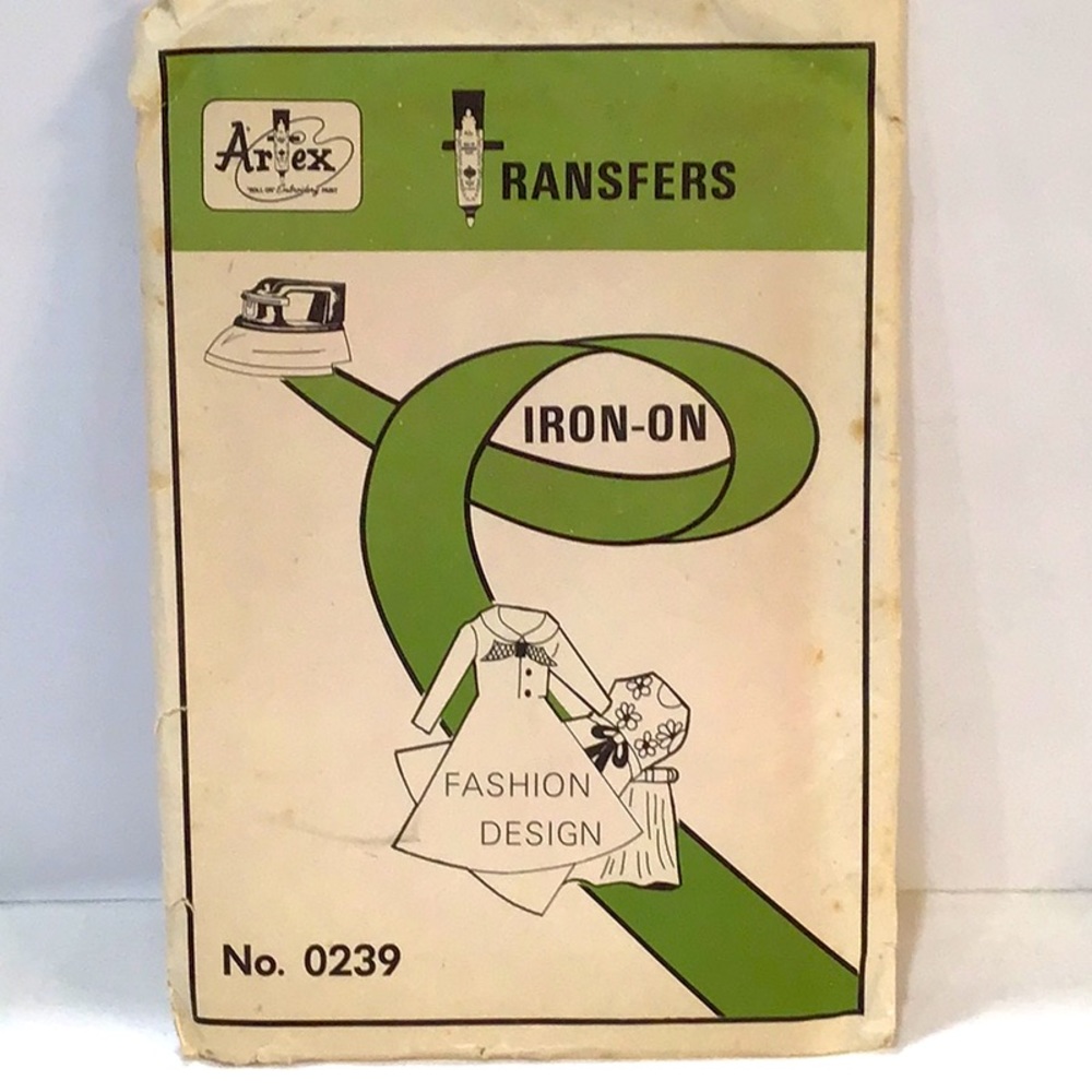 Dozens of Artex 1970’s Iron on transfers never cut or used